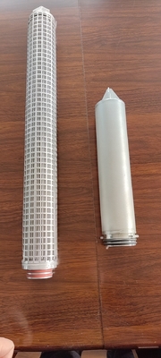 Wkład filtra z pręta tytanowego ze stali nierdzewnej 0,22 mikrona Części zamienne do prasy do filtra wody gazowej