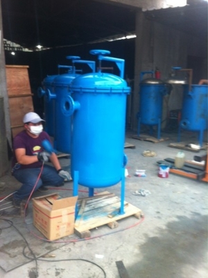 Filtr workowy Cs do kotła do odwadniania osadu Gumowany wyłożony PTFE Odporny na kwasy odporny na alkalia